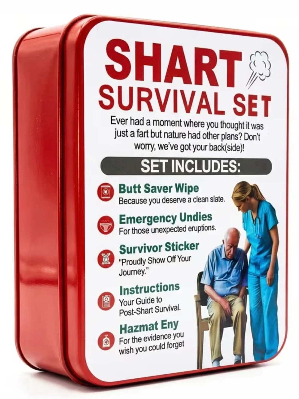 Shart Survival Set - Novelty Emergency Care Kit